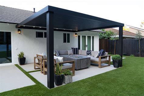 pergola attached to covered patio